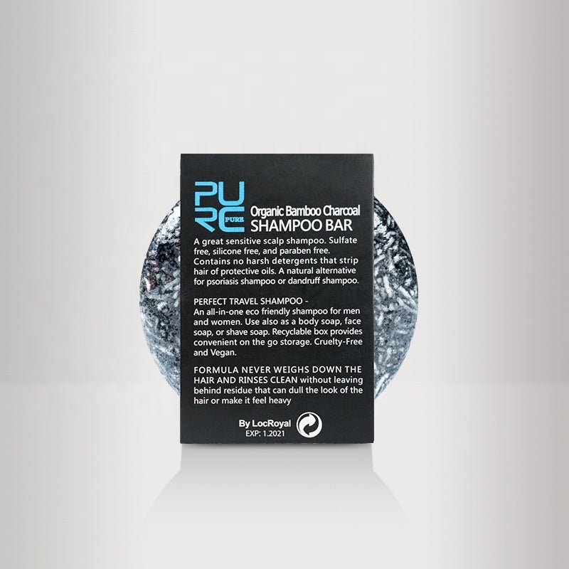 Hand - Extracted Soap Shampoo Bamboo Charcoal Shampoo Soap - Ms.Rubies Beauty Shop