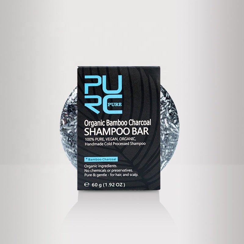 Hand - Extracted Soap Shampoo Bamboo Charcoal Shampoo Soap - Ms.Rubies Beauty Shop