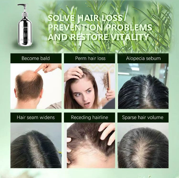Sysni Organic Rosemary Shampoo And Tea Tree Special Shampoo, Keratin NourIshing Shampoo ,Promote Hair Growth, Strengthening Shampoo, Prevent Hair Loss Cleansing Shampoo,Deep Cleans, Refreshes Scalp, F