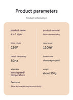 Multifunctional Hair Care Automatic Hair Dryer - Ms.Rubies Beauty Shop