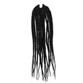 4X EZ SENEGALESE BRAID Long Crochet Braid Synthetic Hairstyle Black Burgundy Brown Ladies Box Braid Crochet Hair - 16 Inch - Ms.Rubies Beauty Shop