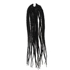 4X EZ SENEGALESE BRAID Long Crochet Braid Synthetic Hairstyle Black Burgundy Brown Ladies Box Braid Crochet Hair - 16 Inch - Ms.Rubies Beauty Shop