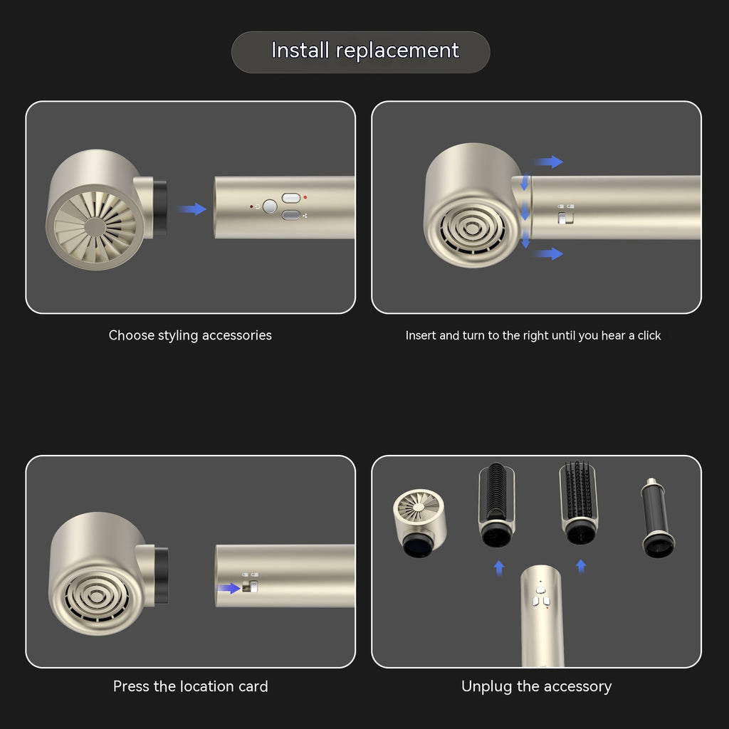 Multifunctional Hair Care Automatic Hair Dryer - Ms.Rubies Beauty Shop