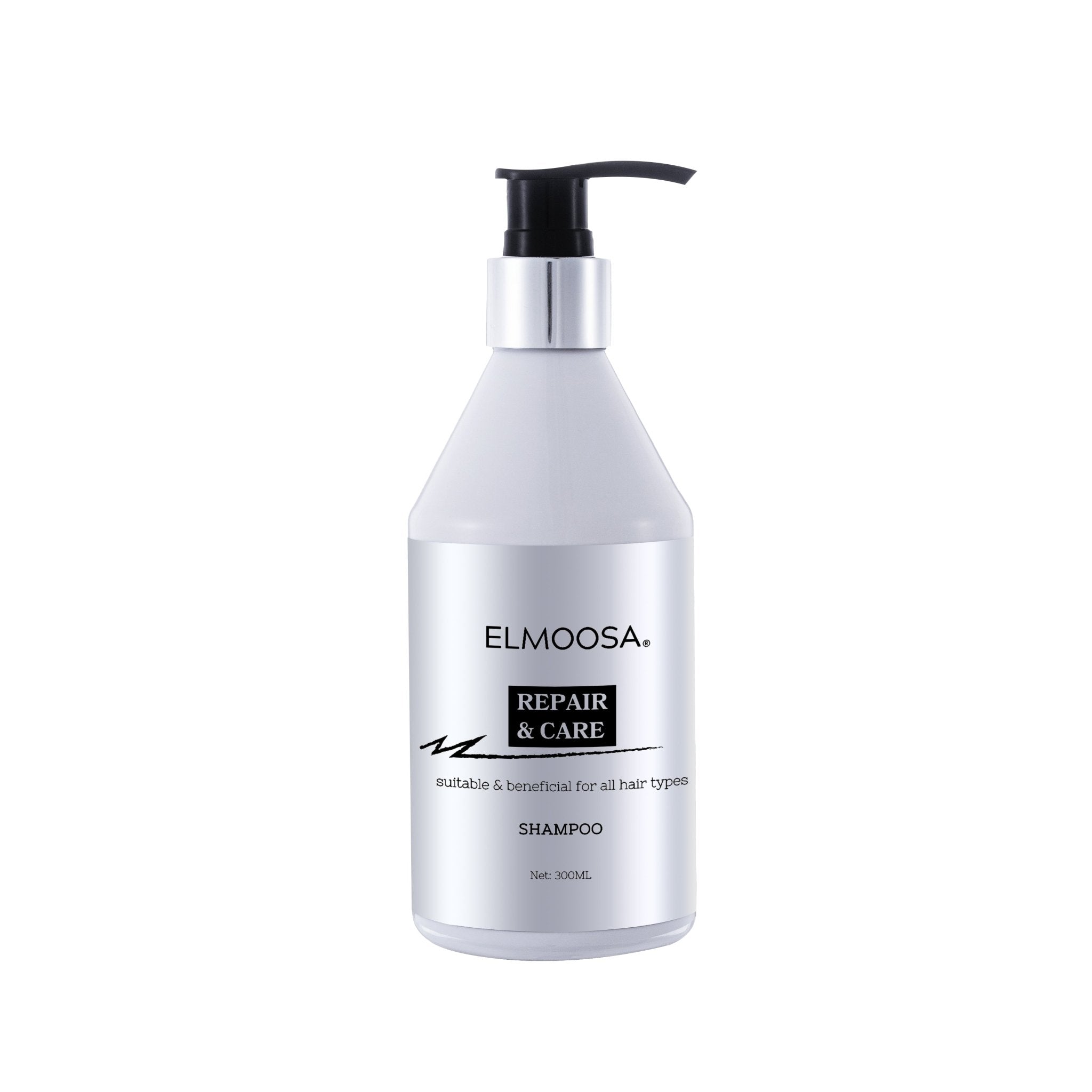 ELMOOSA Repair&Care Shampoo,100ml&300ml,Smooths And Shines Your Hair For All Hair Types Hair Care Cleanser Comfort - Ms.Rubies Beauty Shop