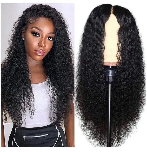 AA Hair Front Wig Womens Brazilian Human Long Curly Lace Wavy Hair Wigs US - Ms.Rubies Beauty Shop