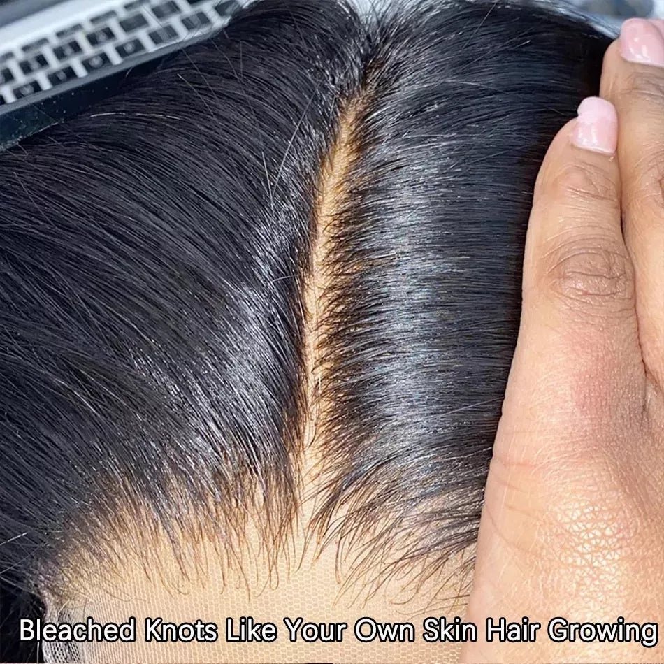 6x4 Density Virgin Human Hair Wigs For Black Women Vietnamese Raw Hair Transparent Lace Front Pre - Plucked Bleached Knots - Ms.Rubies Beauty Shop