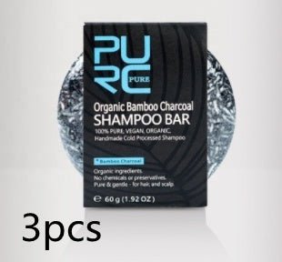 Hand - Extracted Soap Shampoo Bamboo Charcoal Shampoo Soap - Ms.Rubies Beauty Shop
