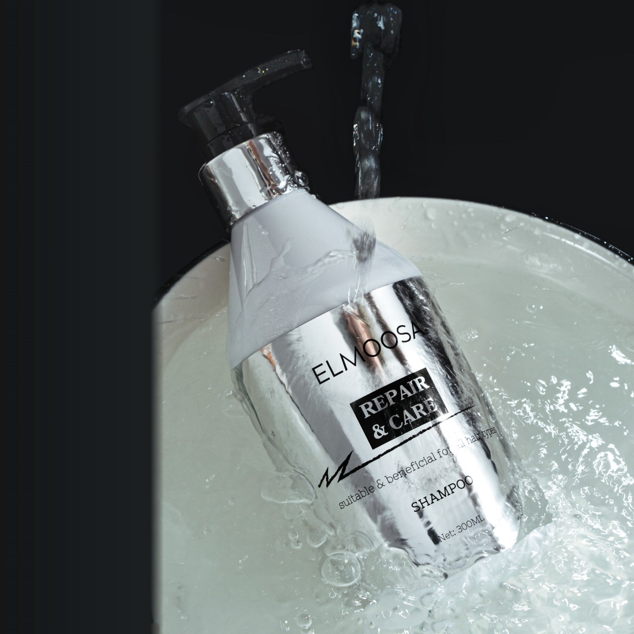 ELMOOSA Repair&Care Shampoo,100ml&300ml,Smooths And Shines Your Hair For All Hair Types Hair Care Cleanser Comfort - Ms.Rubies Beauty Shop