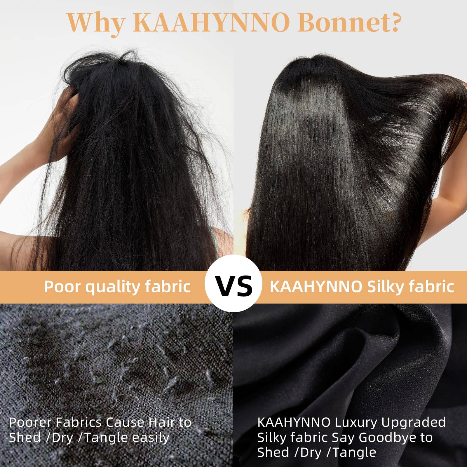 Silk Bonnet, Satin Hair Bonnet For Sleeping For Wavy Curly Natural Hair - Ms.Rubies Beauty Shop