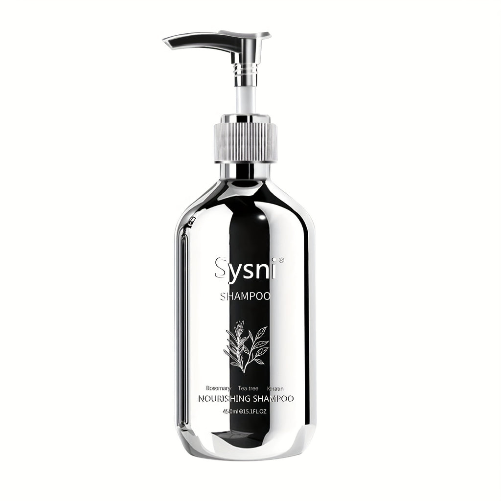 Sysni Organic Rosemary Shampoo And Tea Tree Special Shampoo, Keratin NourIshing Shampoo ,Promote Hair Growth, Strengthening Shampoo, Prevent Hair Loss Cleansing Shampoo,Deep Cleans, Refreshes Scalp, F