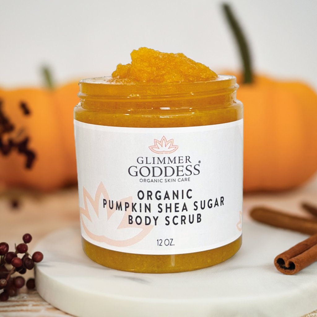 Organic Pumpkin Shea Sugar Body Scrub – Fall Scented Exfoliator - Ms.Rubies Beauty Shop